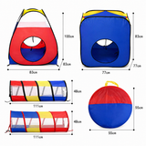 4-in-1 Play Tent Children’s Tent with Tunnel for Home and Garden BD279