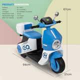 Battery Operated Bike for Kids, Ride on Toys Bike Scooty with Light & Music Rechargeable Battery Bike Baby  Electric Motorbike for Toddler to Drive 1 to 3 Years BD209
