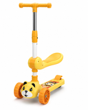 Cute Panda Kids Scooter with Seat – 3-Level Adjustable Handle BD293