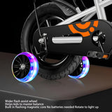 12 Inch Kids Bicycle with Training Wheels & LED Headlight – Adjustable Seat Toddler Bike (2–5 Years) High Carbon Steel Frame BD267