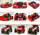 3 in 1 Future Flyer, Space Station, Fighter Jet Building Brick Set ,  Alternate Models Building Block Toy Set Educational 168+ Pcs DIY BD243