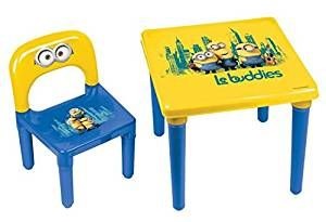 Minion children table chair for kids BD181