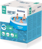 Bestway Fast Set 10’ x 30” Round Inflatable Pool Swimming Pool For Kids Age 8+ 57266