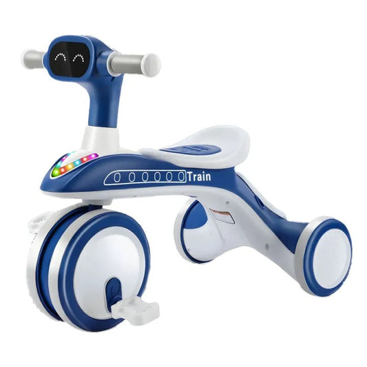 Versatile Metal Rod Tricycle for Kids 3+ Years with Lights and Music Fiber Body 2060