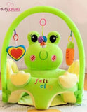 Baby Learning Sofa Support Seat Cartoon Plush Chair Comfortable, Padded, Toddler Nest Puff Washable BD093