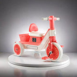 Children Tricycle Push Bike With Basket, With Music and Light BD170