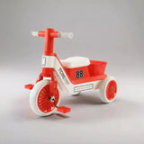Children Tricycle Push Bike With Basket, With Music and Light BD170