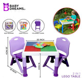 Lego children's table chair for kids BD179