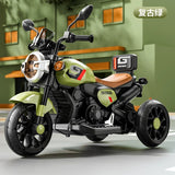 Kawaii Kids 6V Battery Bike rideon  Music, LED Lights  Manual Control  Battery-Operated Ride-On Bike with Backrest BD214
