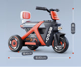 Children's Ride on Electric Motorcycle Three-wheeled Baby Charging Simulation Small Toy Motorcycles BD211