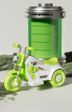 Kids Ride On Motorcycle, 2 in 1 Kids Bike Strong Load Capacity Electric Tricycle for Kids BD216