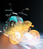 Harley-Style Electric Ride-On Bike for Kids BD 213