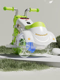 Kids Ride On Motorcycle, 2 in 1 Kids Bike Strong Load Capacity Electric Tricycle for Kids BD216