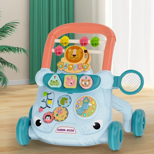 thumbnail image 2 of RYDR Baby Walker Bouncer Whale Theme First Push Along Car With Music & Lights UK 2 of 4