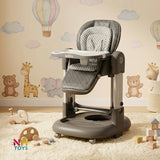 JOYOUS 3-in-1 High Chair – Adjustable, Ergonomic and Baby Walker, Safety and Comfort, Removable Tray, Adjustable Height BD258