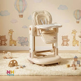 JOYOUS 3-in-1 High Chair – Adjustable, Ergonomic and Baby Walker, Safety and Comfort, Removable Tray, Adjustable Height BD258