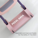 Joyous 2 in 1 Foldable Potty Training Seat with Ladder, Splash Guard & Cushion Seat Kids Toilet Seat  BD096