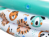 Bestway Round Inflatable Pool with Safari Animals, 48" X 10" (51226)