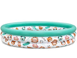 Bestway Round Inflatable Pool with Safari Animals, 48" X 10" (51226)