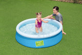 Bestway | Fast Set Pool | Splash and Play Swimming Pool For Kids Age 3+ (5' x 15") 57241