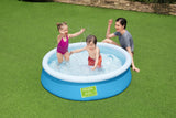Bestway | Fast Set Pool | Splash and Play Swimming Pool For Kids Age 3+ (5' x 15") 57241