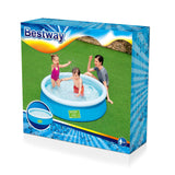 Bestway | Fast Set Pool | Splash and Play Swimming Pool For Kids Age 3+ (5' x 15") 57241