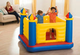 INTEX Jump-O-Lene Castle Bouncer ( 69" X 69" X 53" ) With 25 pcs Plastic Balls  BD082