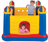 INTEX Jump-O-Lene Castle Bouncer ( 69" X 69" X 53" ) With 25 pcs Plastic Balls  BD082