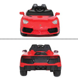 Lamborghini Parental Remote Control Car For Kids Ride on Electric Operate Sports Car For Kids 12V Battery Powered Ride On Toys With Mp3 Sound BD089