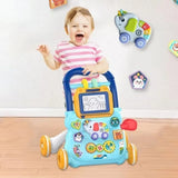 2 in 1 Baby Walker for Kids Sit-to-Stand Baby Activity Walker for Toddler with Drawing Board BD099