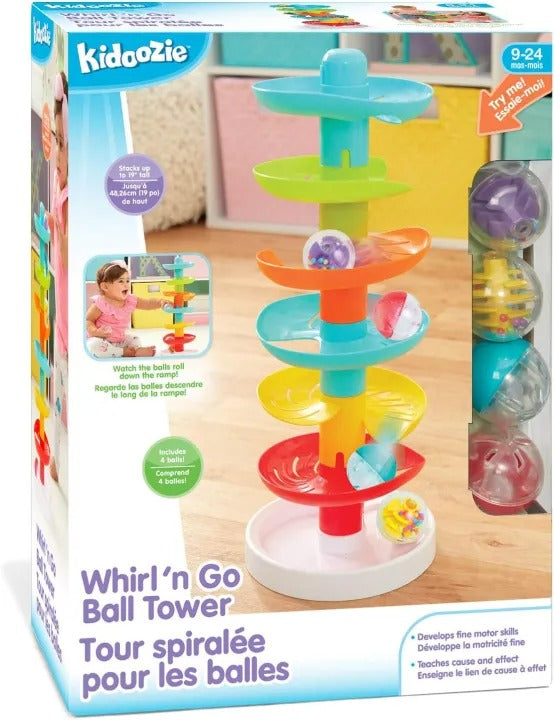 Kit de Ball Drop - Tour d'apprentissage pour bébés, interaction parent-enfant, activité empilable, jeu de table, échelle pédagogique | Builder de Kit de Ball Drop - Tour d'apprentissage pour bébés, interaction parent-enfant, activité empilable, jeu de table, échelle pédagogique | Builder de
