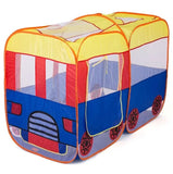 Pop up Tent House Bus Tent House + 50 Soft Plastic Balls BD125