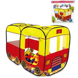 Pop up Tent House Bus Tent House + 50 Soft Plastic Balls BD125