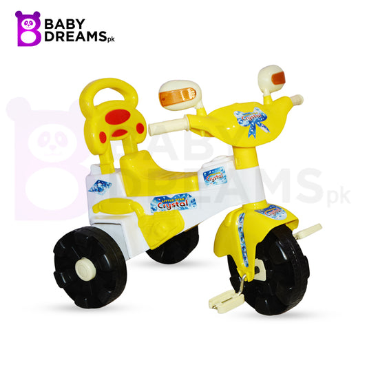 Crystal Tricycle With Light and Music For Kids Toy Outdoor Play Ride on Cycle BD035